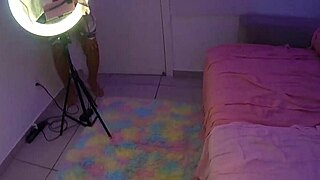 neighbor called me to futuristic sex room, cock hard