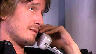 red head milf fucks outdoors in heels, getting a cumshot facial on her big cock