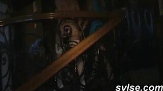 Wow! Milfs and teen 18+s go wild with public lesbian threesome orgies!