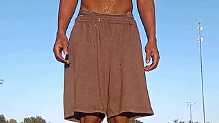 Taste the air with fitness workout and cute roommate