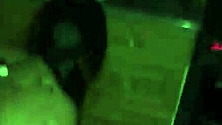 in the public outdoor setting, the petite teen's big ass bounces on the young lad's lap