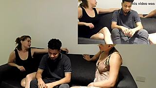 Argentinian wife and big cock friend have anal sex in orgy