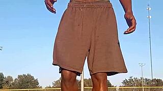 Taste the air with fitness workout and cute roommate