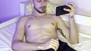 Young muscular brazilian solo in costume