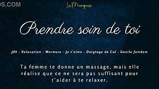 European French Woman Gives Jerk Off Instructions With Blowjob