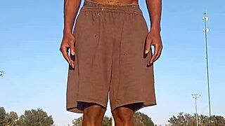 Taste the air with fitness workout and cute roommate