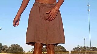 Taste the air with fitness workout and cute roommate