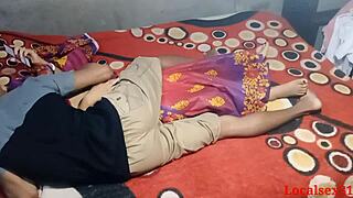 Red Saree Indian Bengali Wife Fucked Hard in Official Video