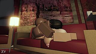 huge black cock enters apartment scene