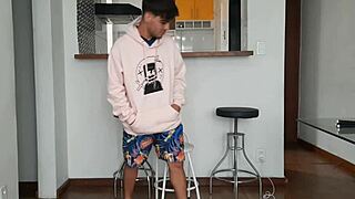 Latina licks her big ass