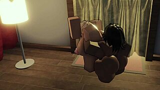 huge black cock enters apartment scene