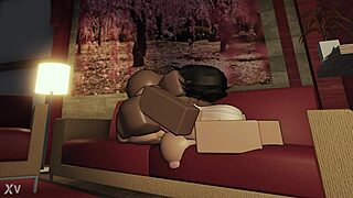 huge black cock enters apartment scene