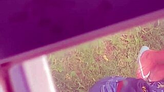 Hot stepmom bending over in hidden candid moment