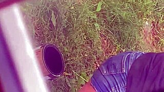 Hot stepmom bending over in hidden candid moment