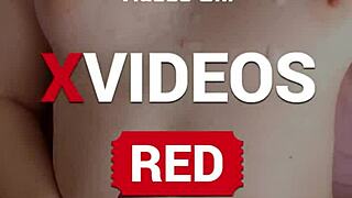 stepsister jerks cock till cum on tits pov