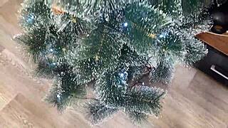 Step sister reveals christmas costume and offers holes as gift