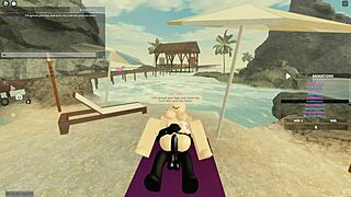 Roblox porn clip with intense action
