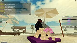 Roblox porn clip with intense action