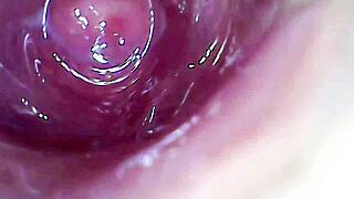 camera inside my creamy juicy pussy until i cum hard 😩💦