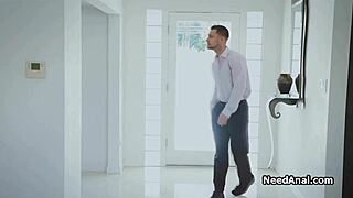 Curvy Blonde Teen Craves Deep Anal From Roomie