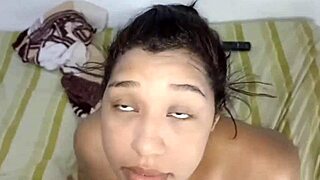 In New York, a brunette with huge natural tits gets fucked by a big cock