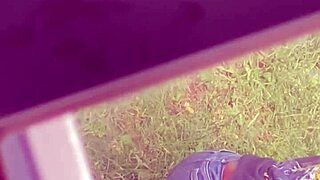 Hot stepmom bending over in hidden candid moment