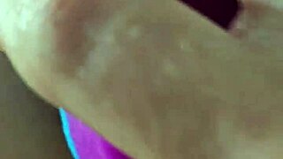 Rainbow Dildo Stretches Anal Hole