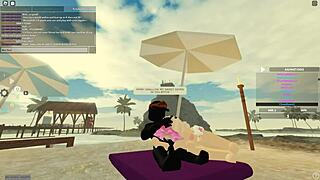 Roblox porn clip with intense action