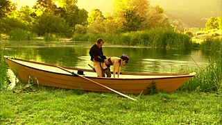 Cytherea gets fucked in the canoe