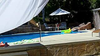 i can’t believe how lexi bloom, super cute coed, got tied up, fucked hard by that big cock, and took a cum facial by the pool!