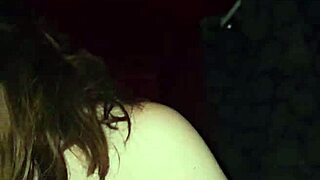 Big white woman sits on cock and moans loudly