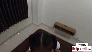 I fucked the amateur Thai teen in her sexy uniform, her small tits bouncing in doggystyle