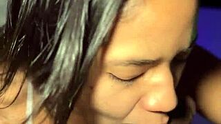 Latina Convinces Stepfather for Huge Cock