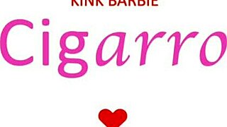 Loira Gostosa Smoking Cigarette in Raw Fetish Display