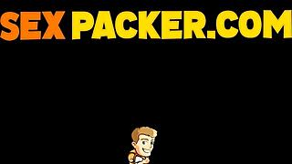 Pale big tits redhead sucks massive dick and gets tight pussy pounded