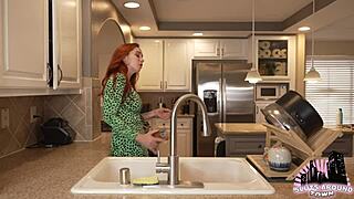 Oh, the bored housewife calls the plumber for wild fun!