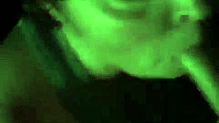 Smiley joy loves sucking slick rick dip stick