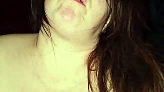 Big white woman sits on cock and moans loudly