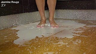 Housewife Goes Crazy In Kitchen