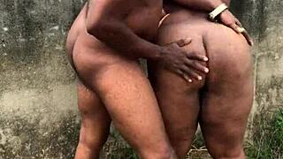 outdoor banging with my husband's brother at our country farm