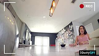 Nanny Massages Boss's Monster Cock