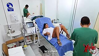 Curious gynecologist explores a stunning Peruvian milf's wild desires