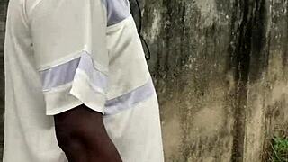 outdoor banging with my husband's brother at our country farm