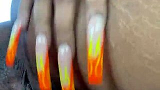 I got horny after seeing my boyfriend kiss me, showing off my big clit and tits.