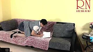 dude, watch this stranger bang a masturbating chick up close!