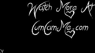 Student rides water bottle in ass on webcam cumshot