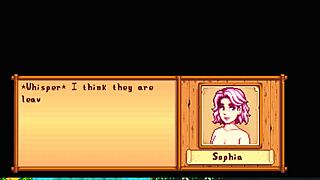 Bold Title Case: Xtardew Valley Sophia Voyeur Event with Futanari Lesbian Game Action