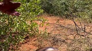 Outdoor Cream Pie! Big Ass Dripping