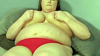 Horny Becca pleasures herself with toys intensely