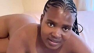 i'm watchin this hot ebony babe playin with her huge drippin pussy all by herself